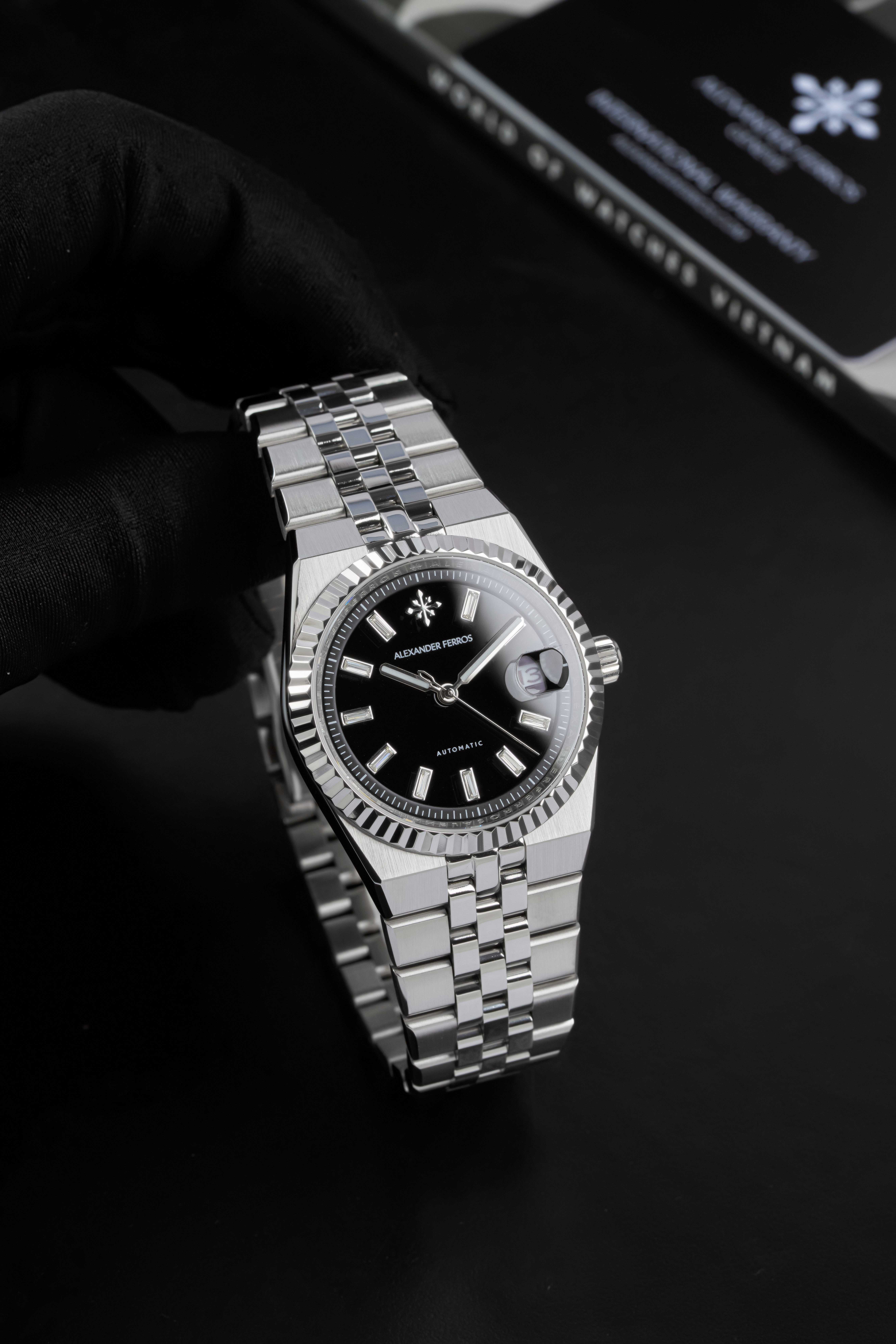 Alexander Ferros 8182S/022 自動巻き 36mm 新品 Alexander Ferros 8182S - Premium Watches | Alexander Ferros