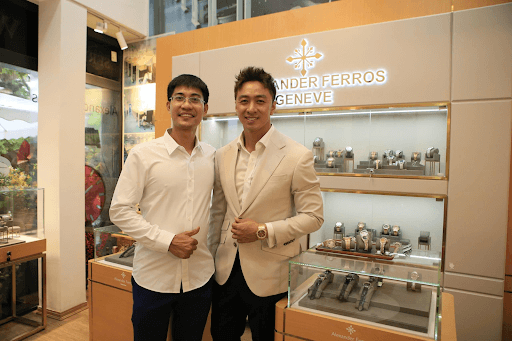 Diễn viên Trương Hoàng tại sự kiện khai trương Alexander Ferros