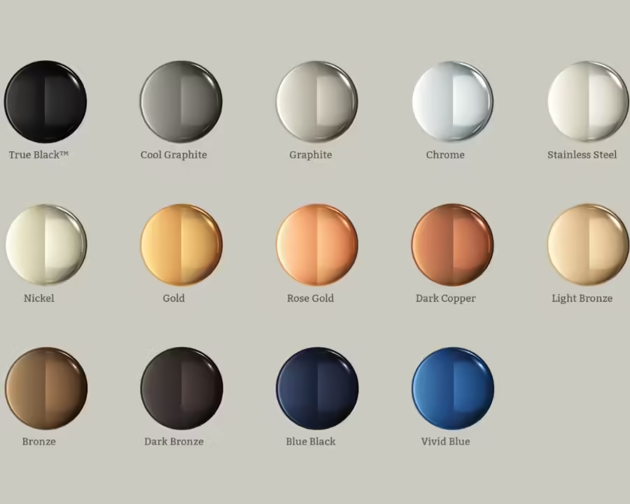 Bảng màu PDV phổ biến gồm những màu gì?