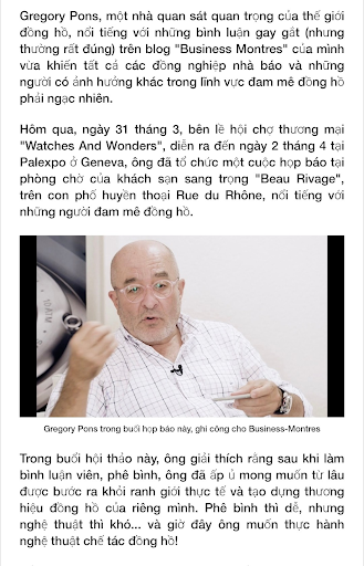 Theo trang The Naked Watchmaker